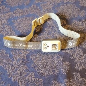 Black Diamond White and Gray LED Headlamp